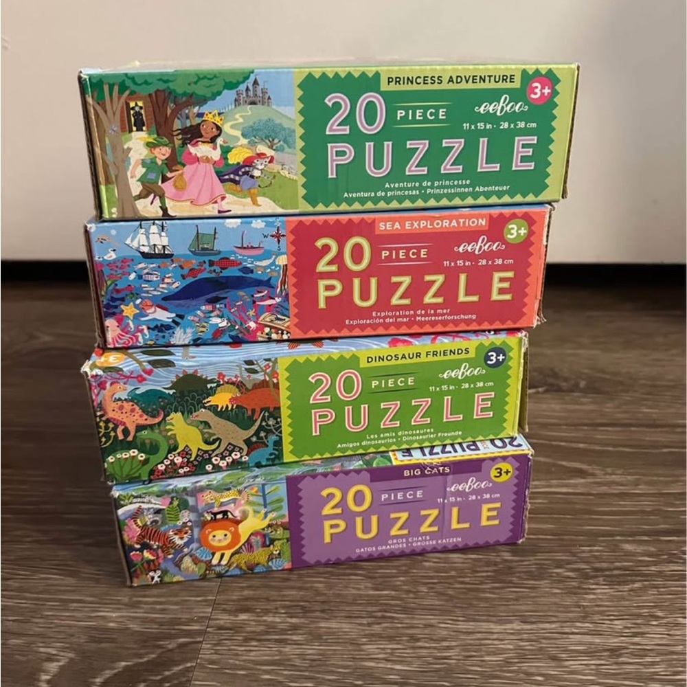 Kids Puzzle Set - set of 4